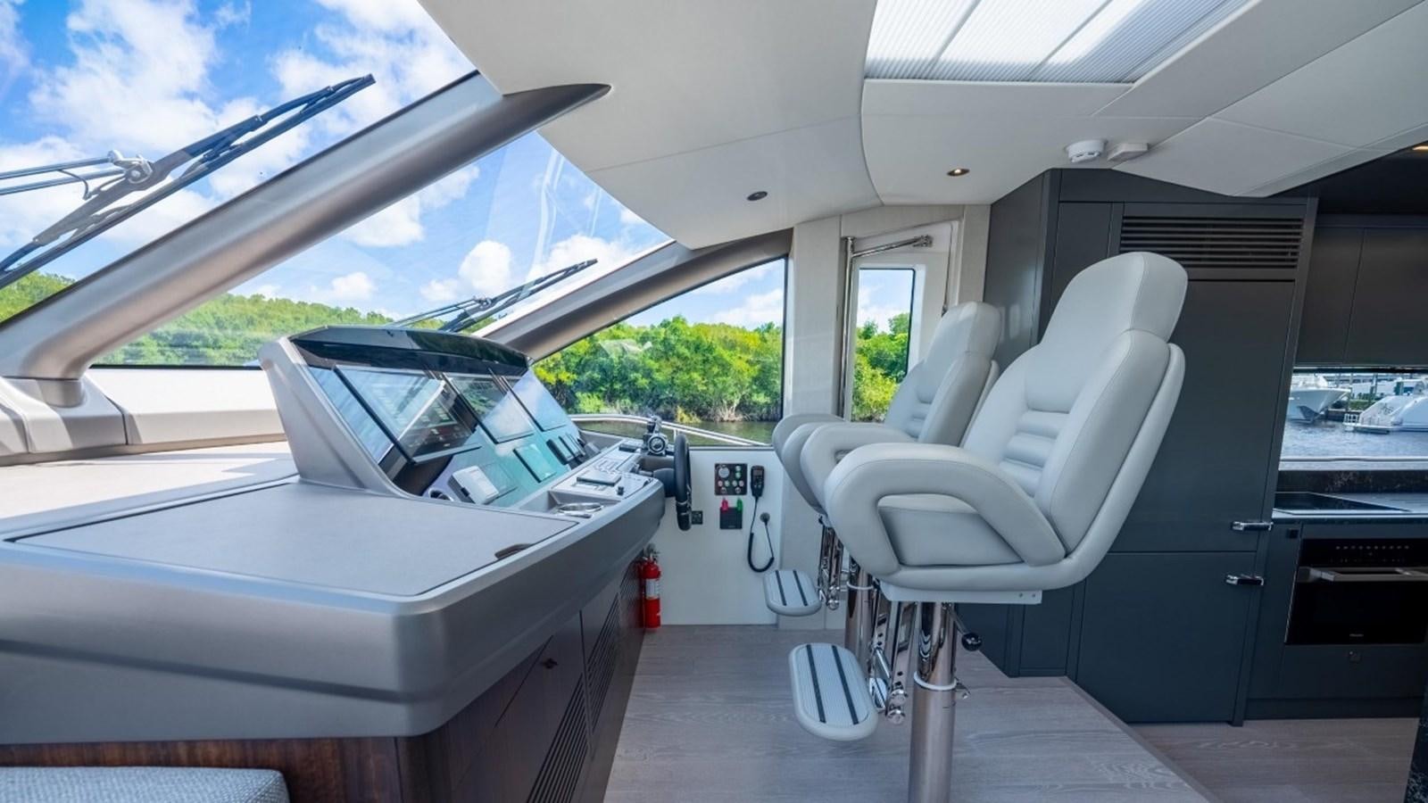 inside of a car aboard 76 YACHT Yacht for Sale