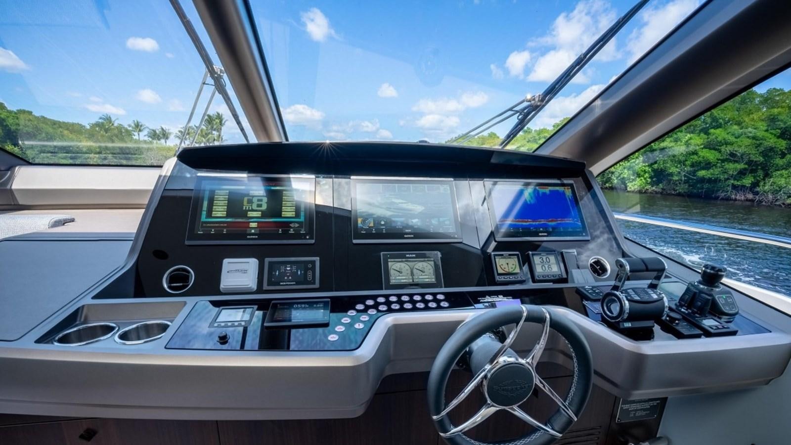 the front of a car aboard 76 YACHT Yacht for Sale