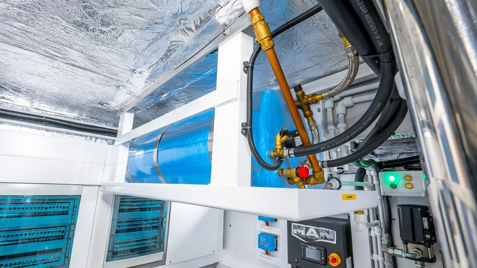 a close-up of a machine aboard 76 YACHT Yacht for Sale