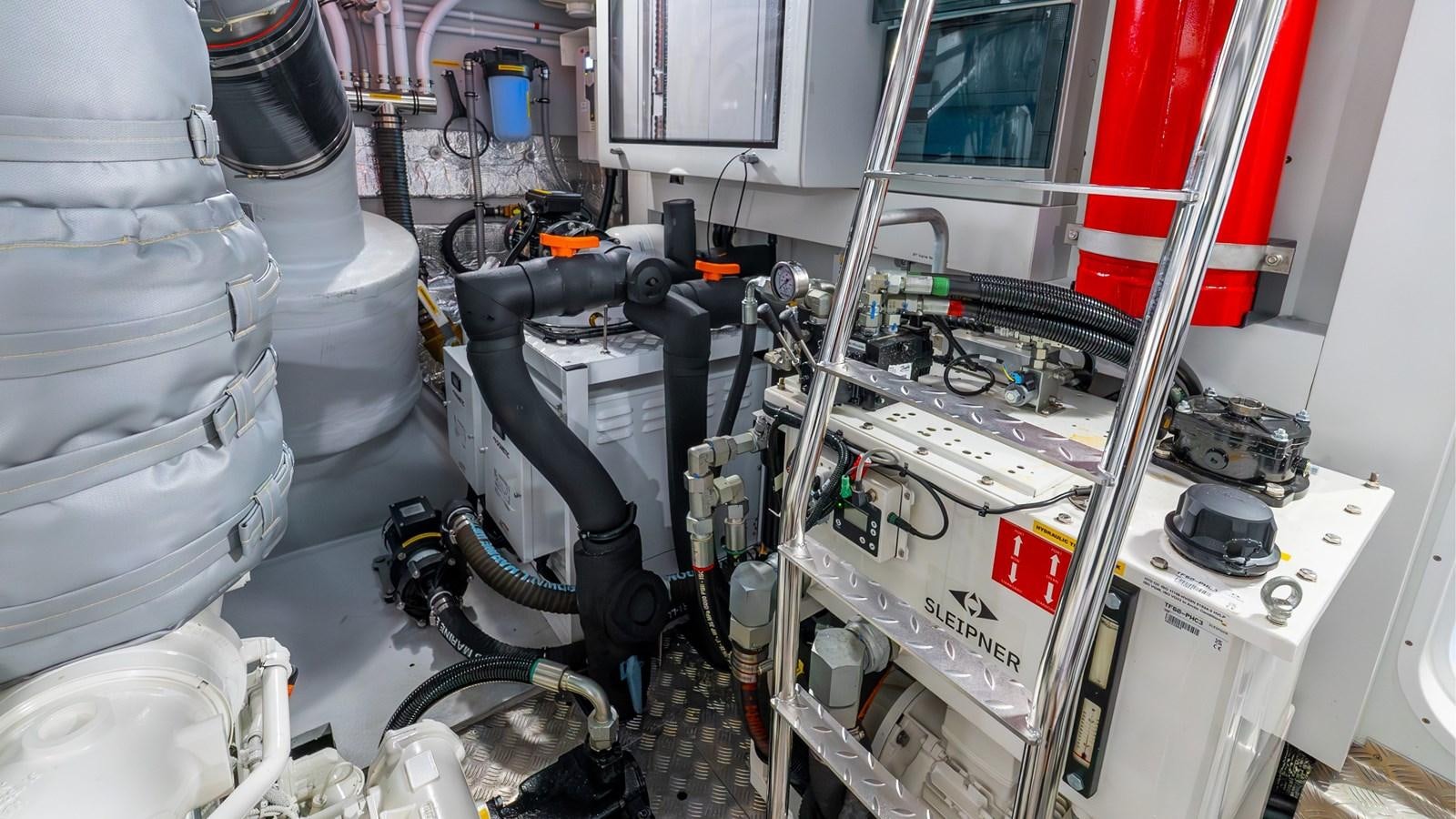 a machine with wires aboard 76 YACHT Yacht for Sale