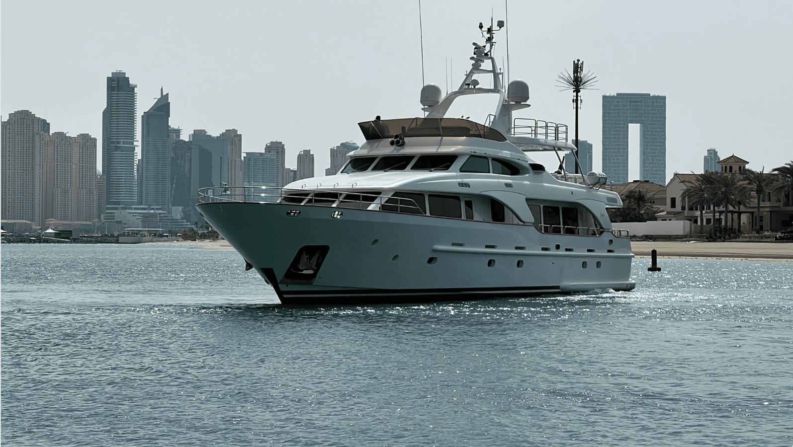 a boat in the water aboard 2008 BENETTI 100 Yacht for Sale