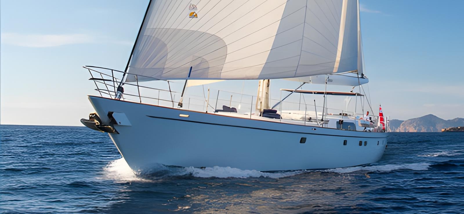 a boat on the water aboard NAOS Yacht for Sale