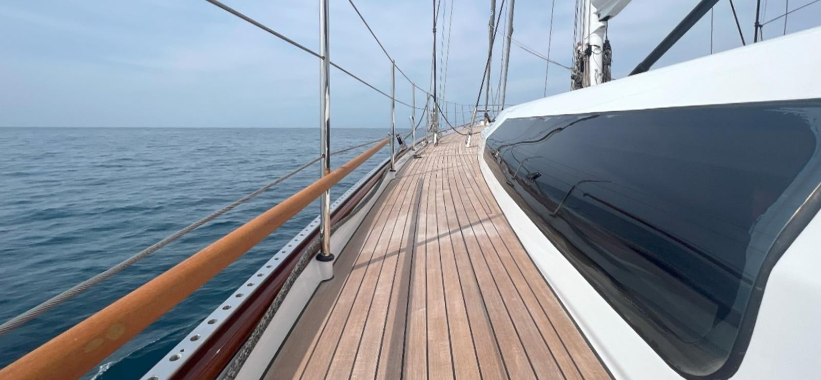 a boat on the water aboard NAOS Yacht for Sale