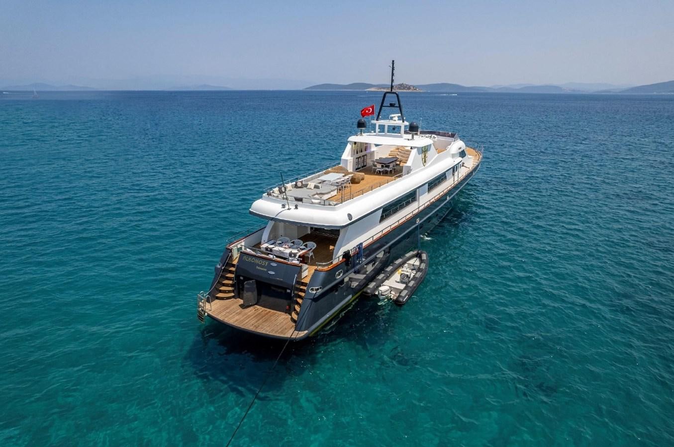 a boat in the water aboard ALKONOST Yacht for Sale