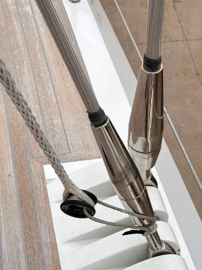 a close-up of a ceiling aboard KARMA Yacht for Sale