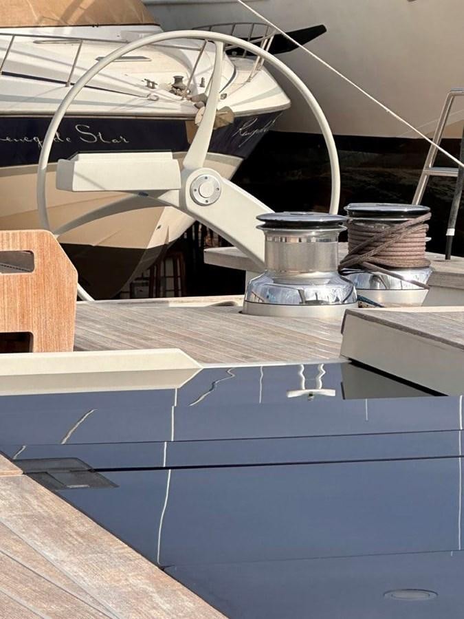 engineering drawing aboard KARMA Yacht for Sale