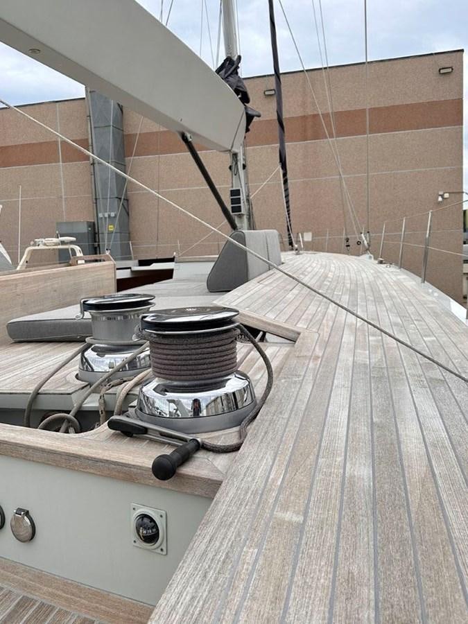 a machine on the counter aboard KARMA Yacht for Sale