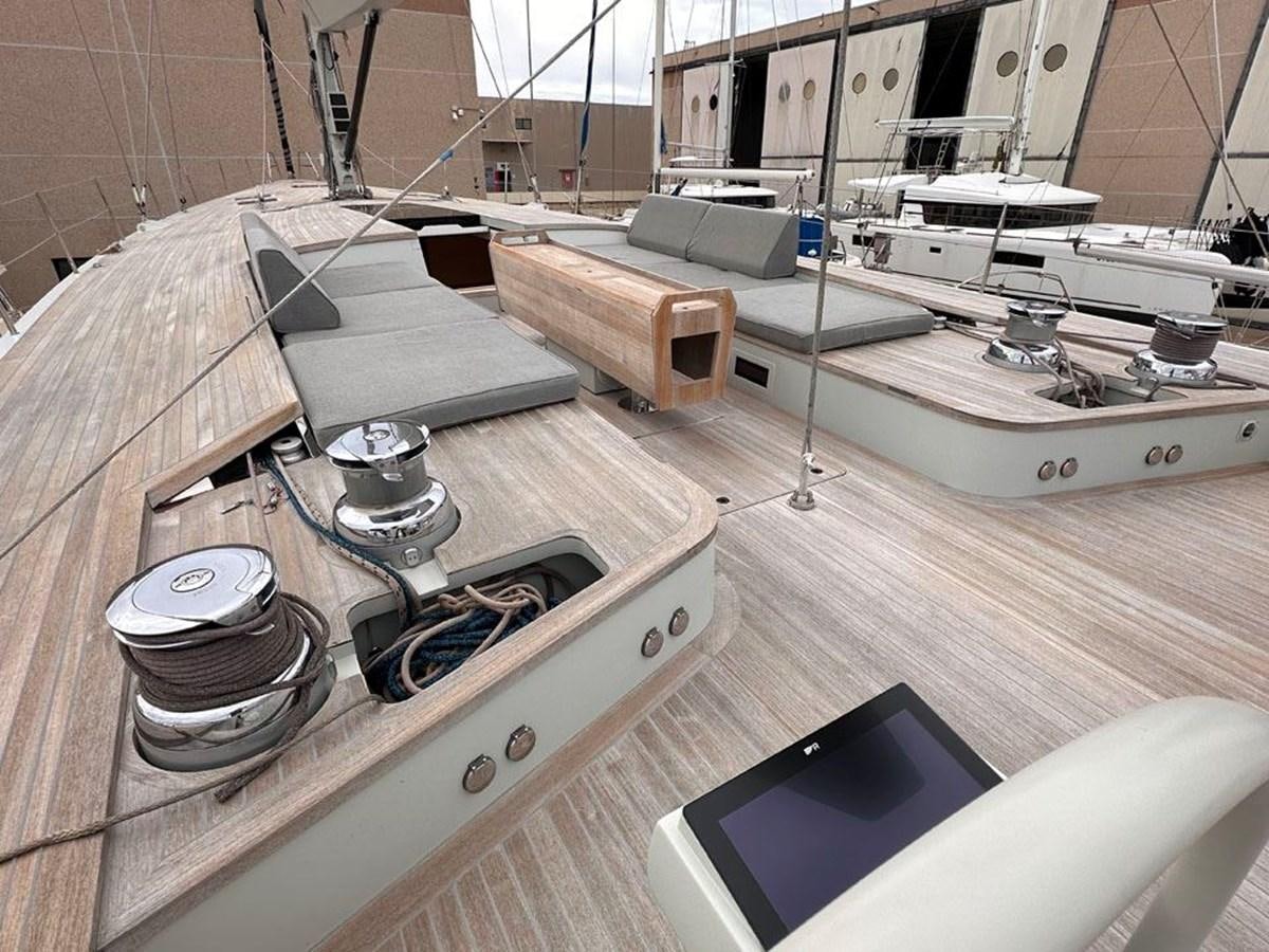 a model of a ship aboard KARMA Yacht for Sale