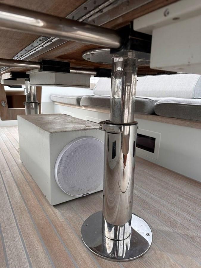 a metal cylinder with a metal handle aboard KARMA Yacht for Sale