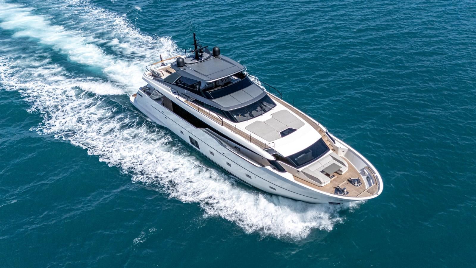 a ship on the water aboard REGINE Yacht for Sale