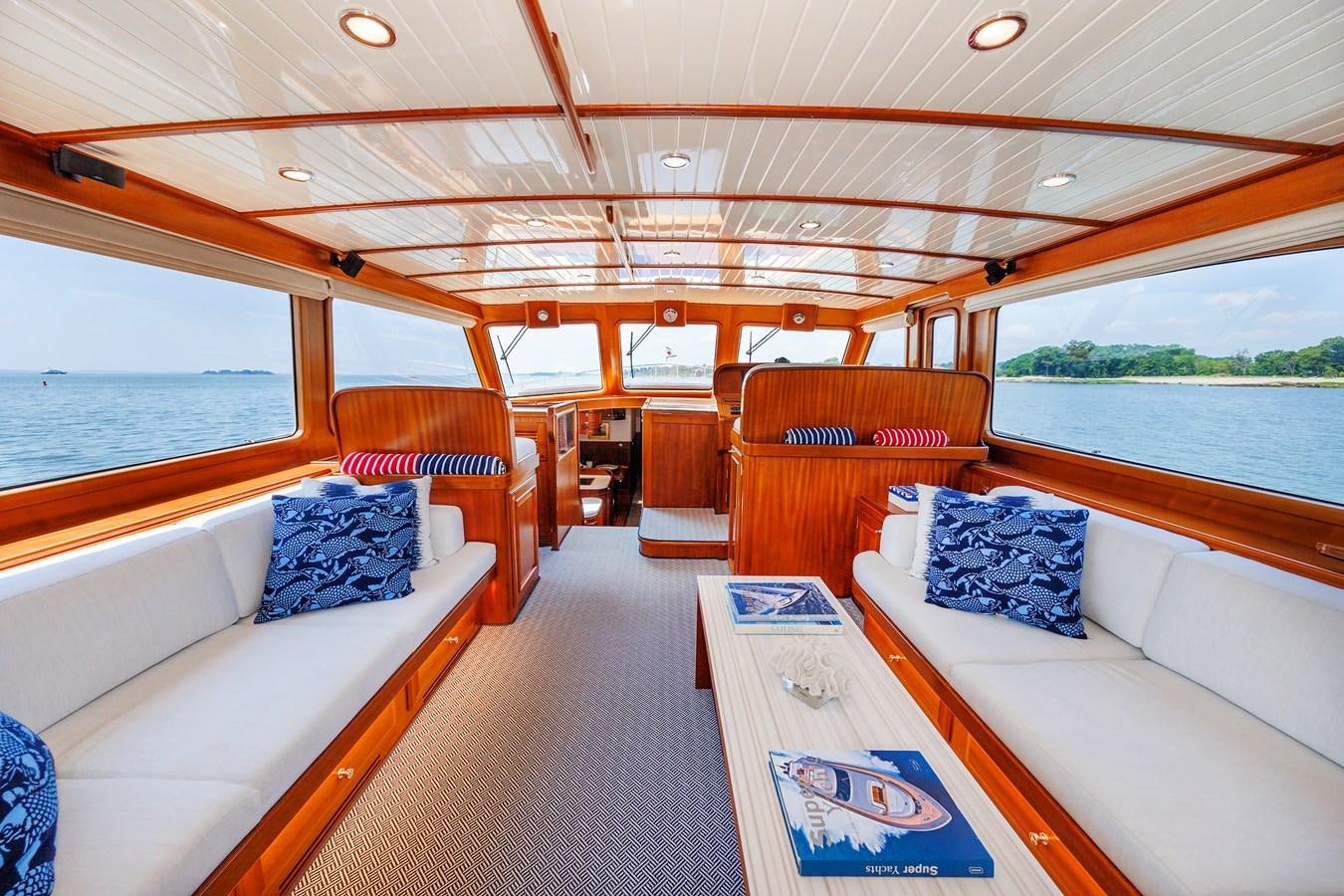 inside of a boat aboard FALCON Yacht for Sale