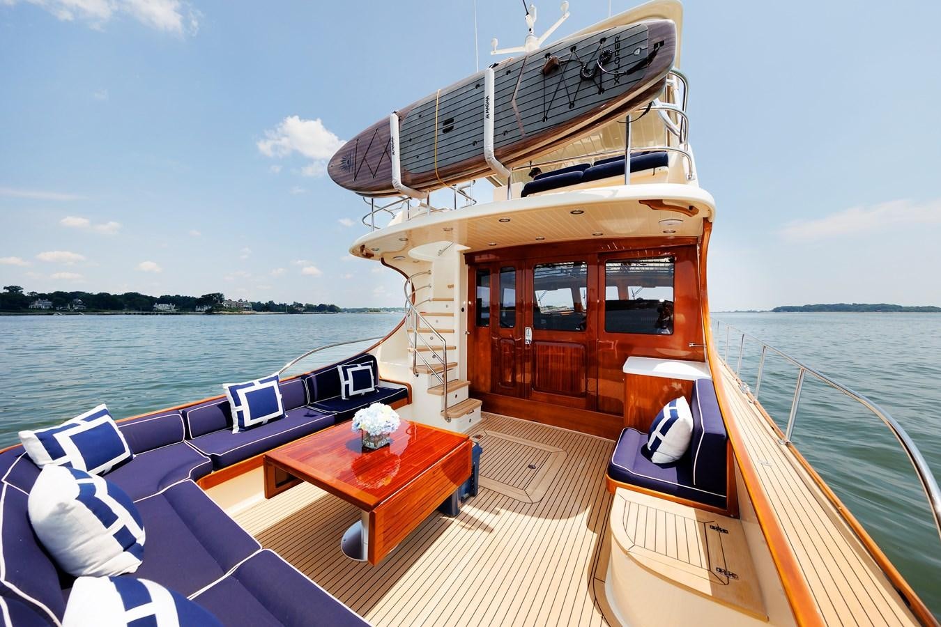 a boat on the water aboard FALCON Yacht for Sale