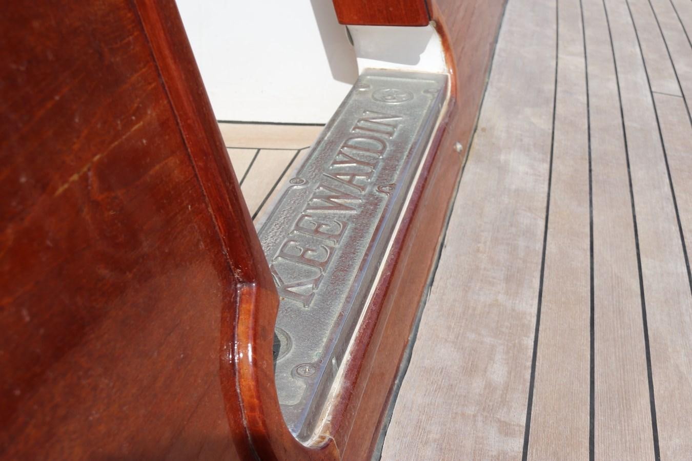 a close-up of a watch aboard KEEWAYDIN Yacht for Sale