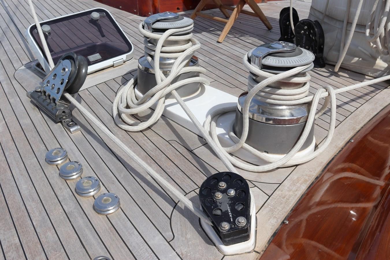 a machine on the counter aboard KEEWAYDIN Yacht for Sale