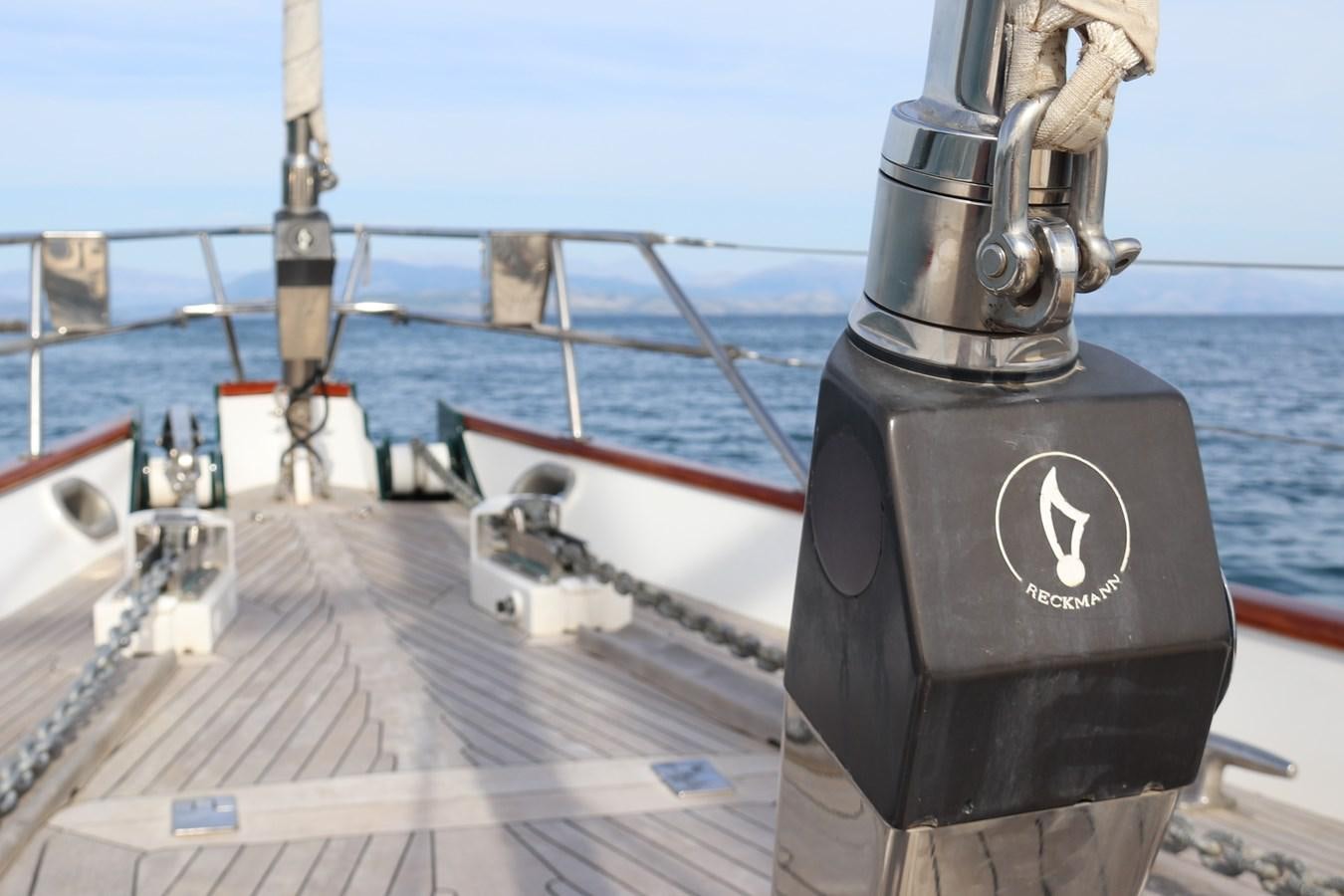 a submarine on a dock aboard KEEWAYDIN Yacht for Sale