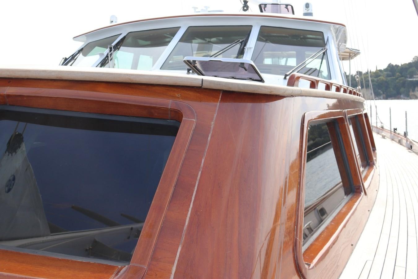 the front of a car aboard KEEWAYDIN Yacht for Sale