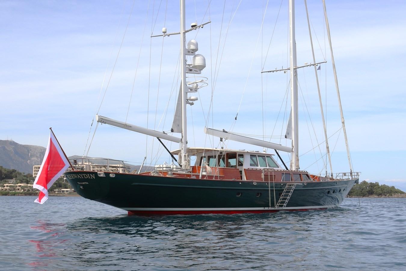 a boat on the water aboard KEEWAYDIN Yacht for Sale