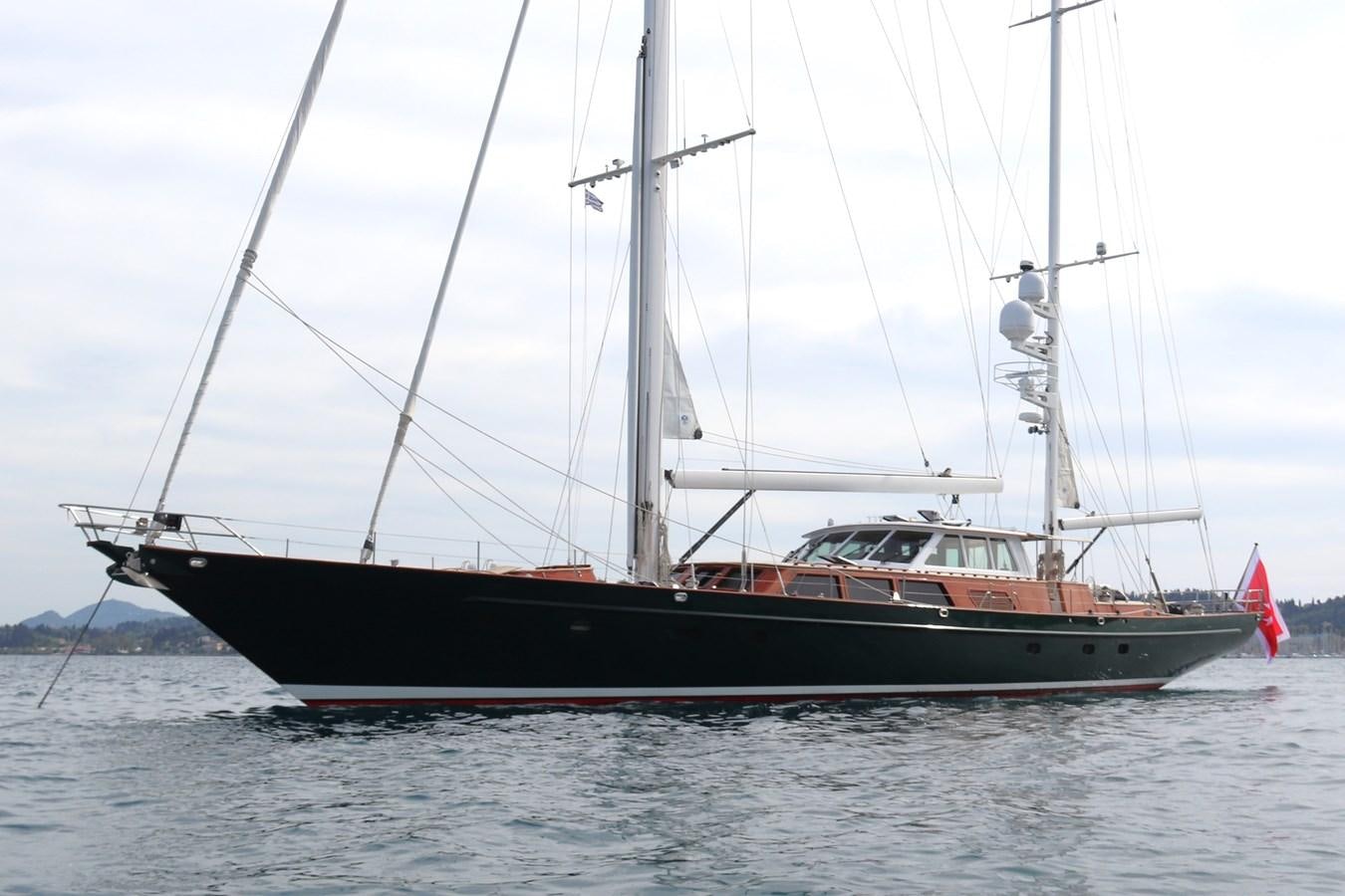 a boat on the water aboard KEEWAYDIN Yacht for Sale