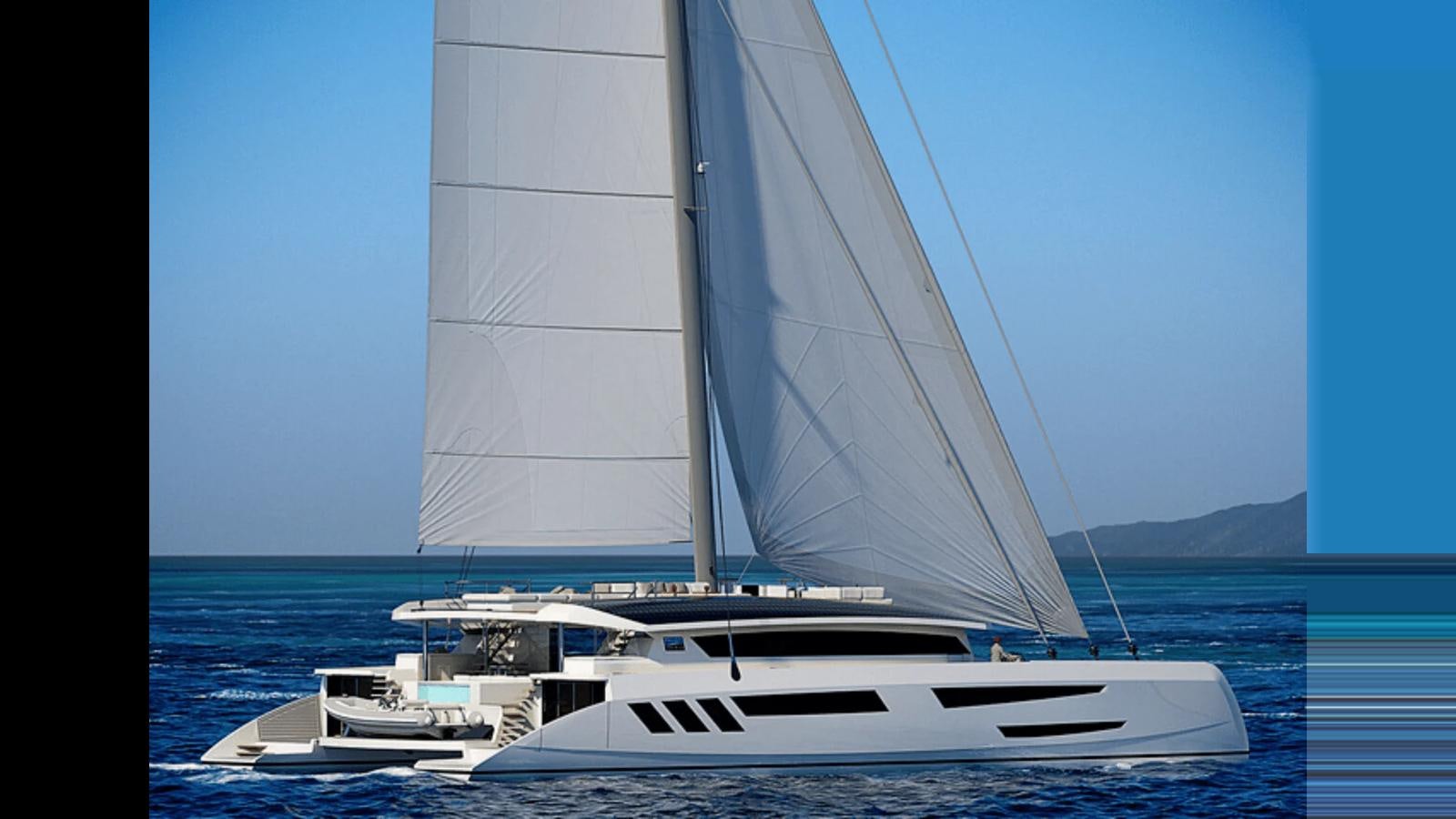 a white boat on the water aboard ECO YACHT 115' Yacht for Sale