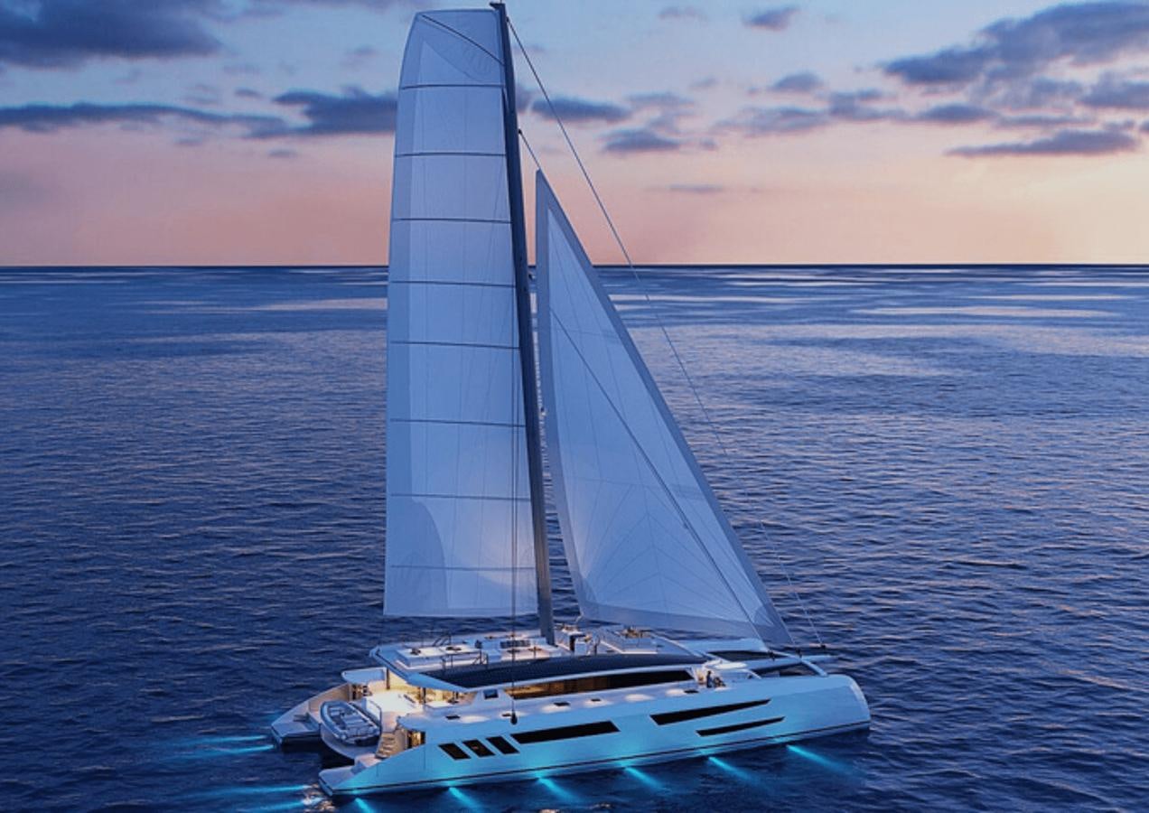 a sailboat on the water aboard ECO YACHT 115' Yacht for Sale