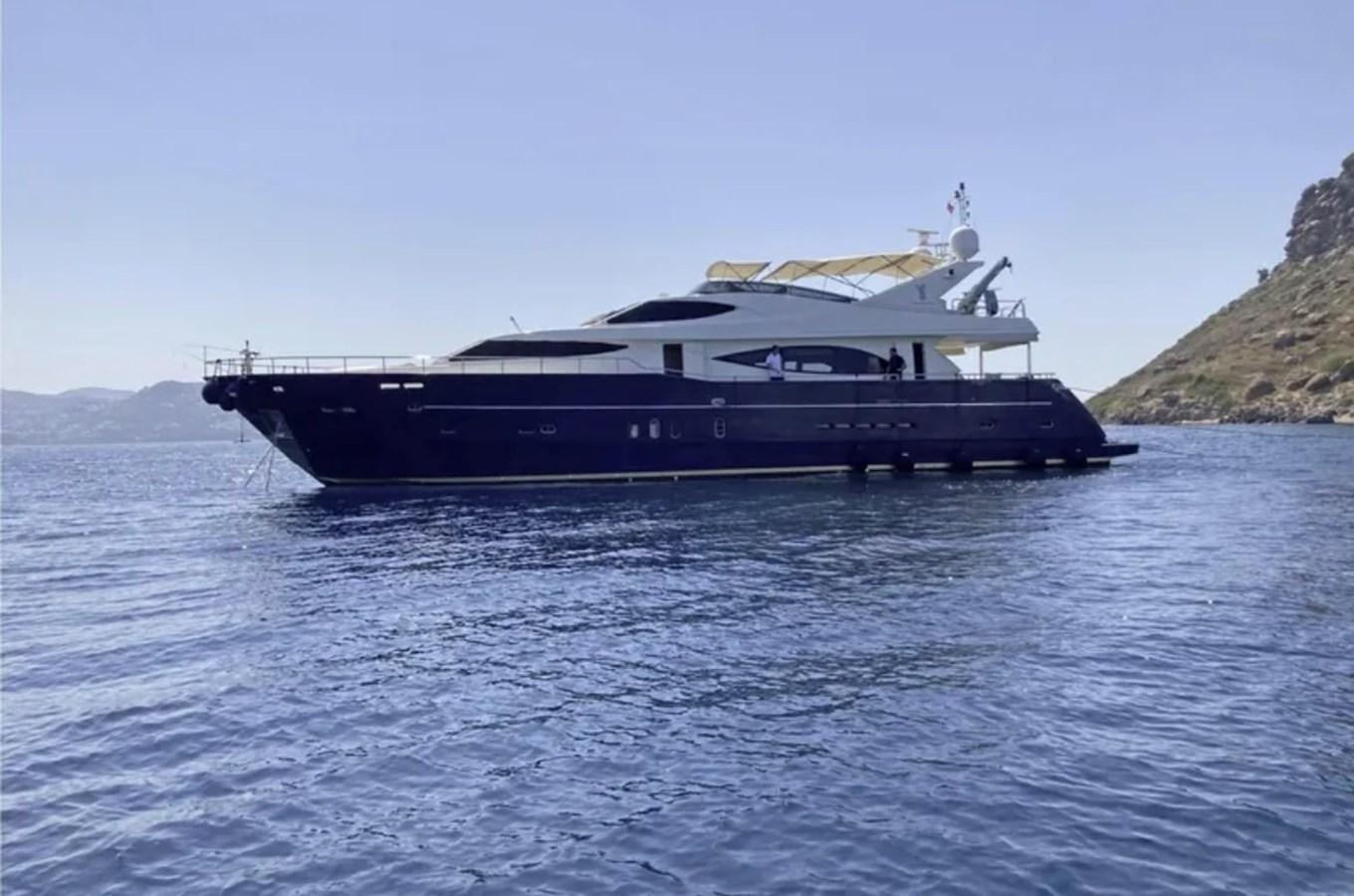 a boat on the water aboard NIKE III Yacht for Sale