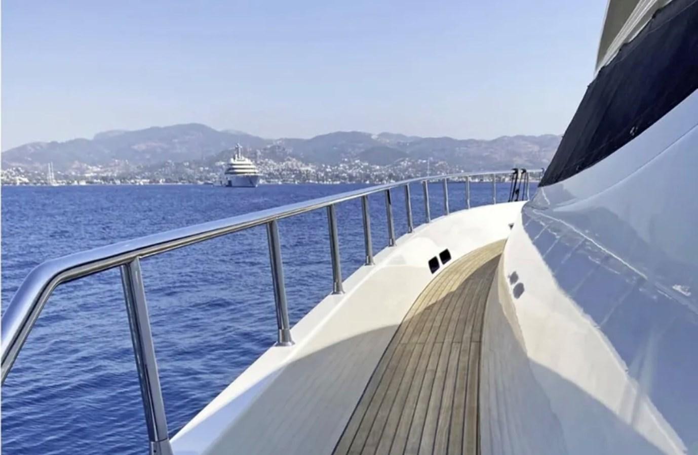 a boat on the water aboard NIKE III Yacht for Sale