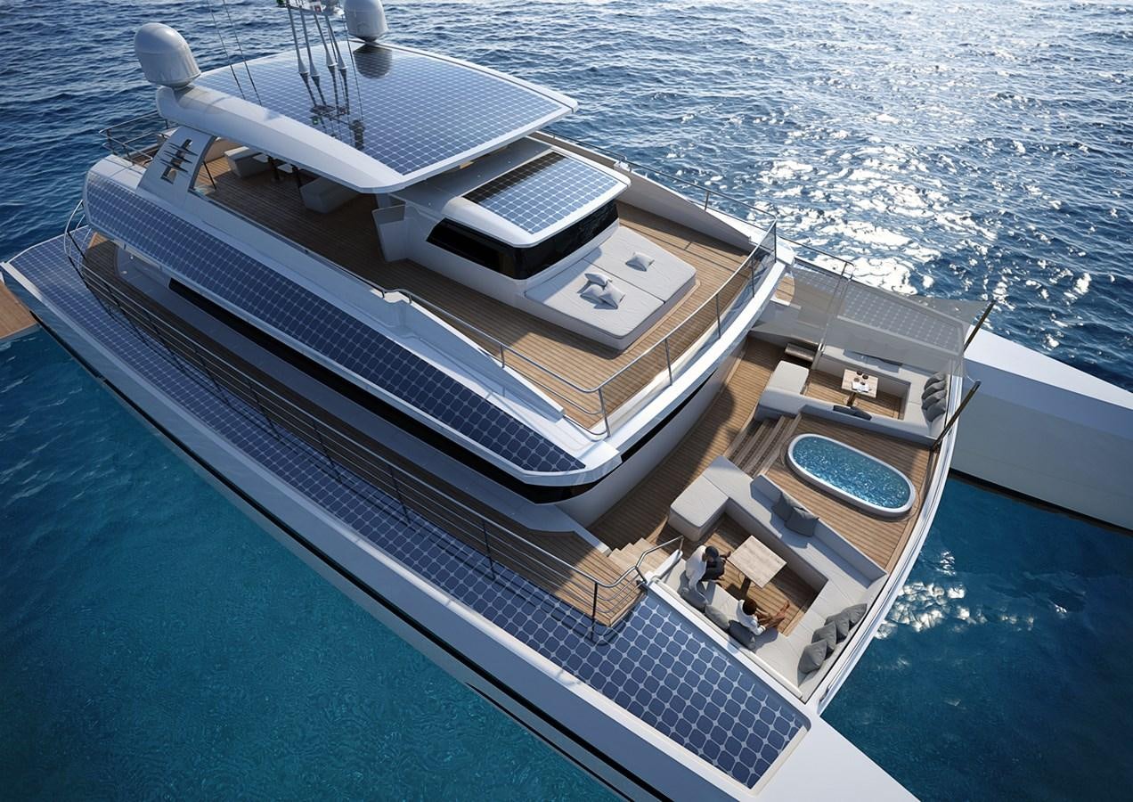 a boat on the water aboard ECO  112 POWER Yacht for Sale