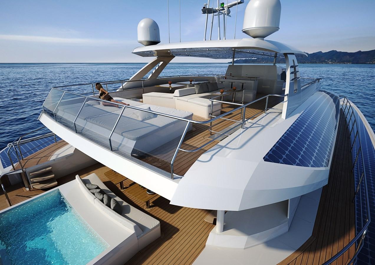 a boat on the water aboard ECO  112 POWER Yacht for Sale