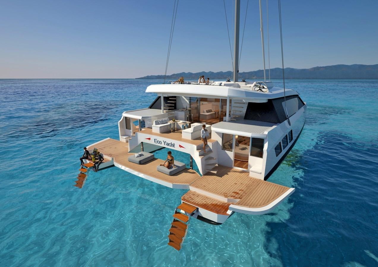 a boat on the water aboard ECO YACHT 90' Yacht for Sale