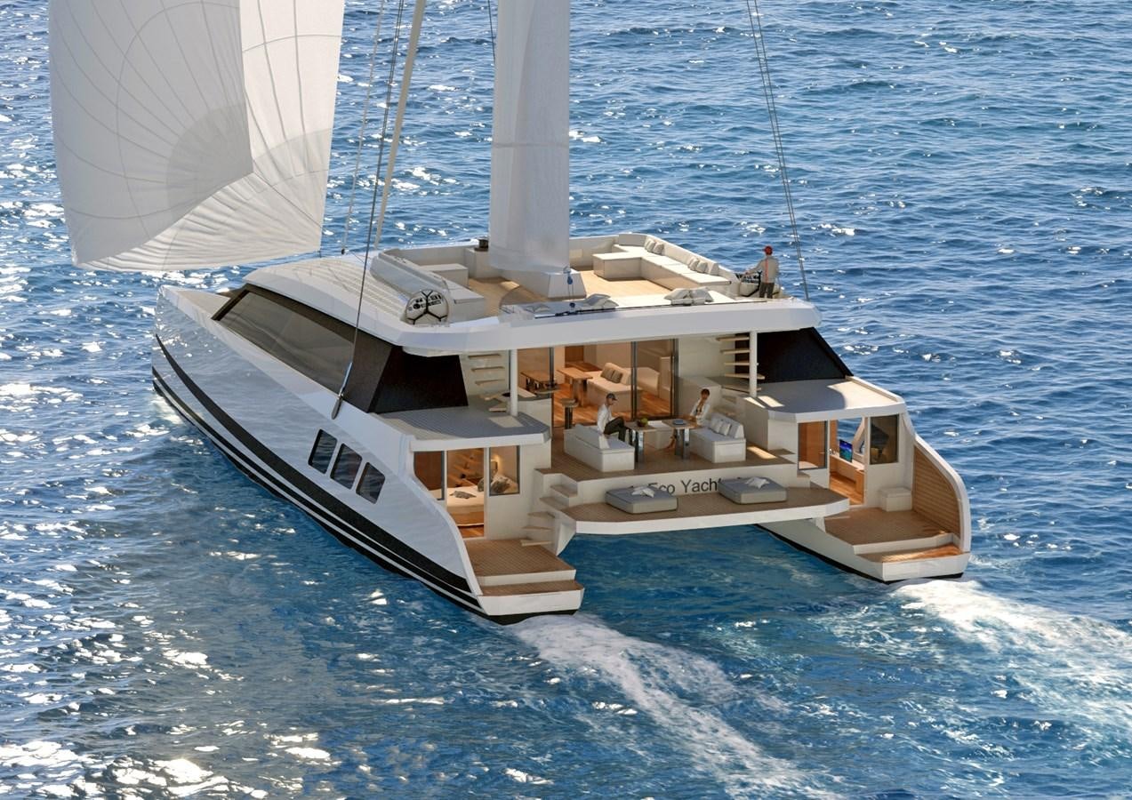 a boat on the water aboard ECO YACHT 90' Yacht for Sale
