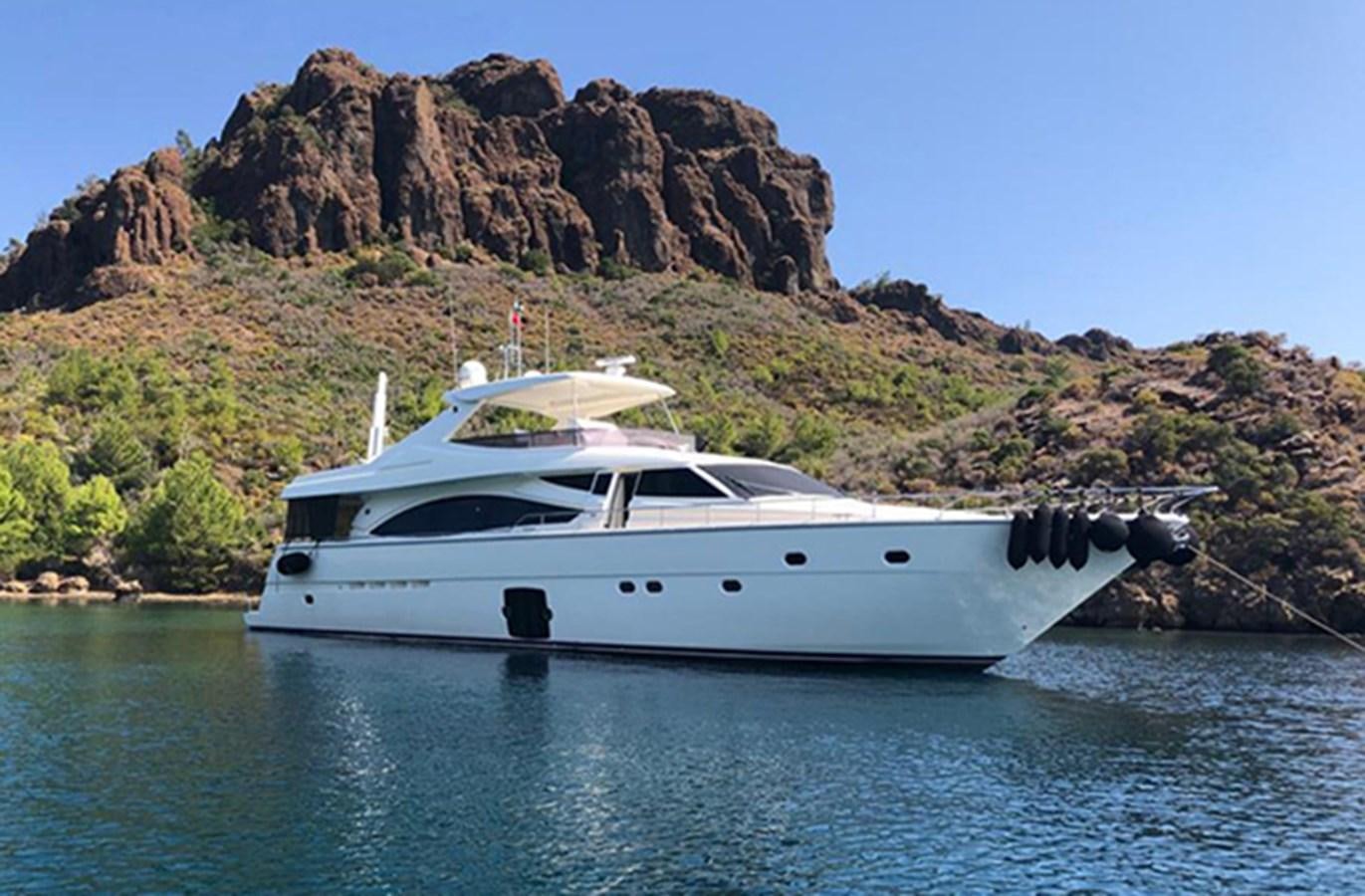 a boat on the water aboard CY Yacht for Sale