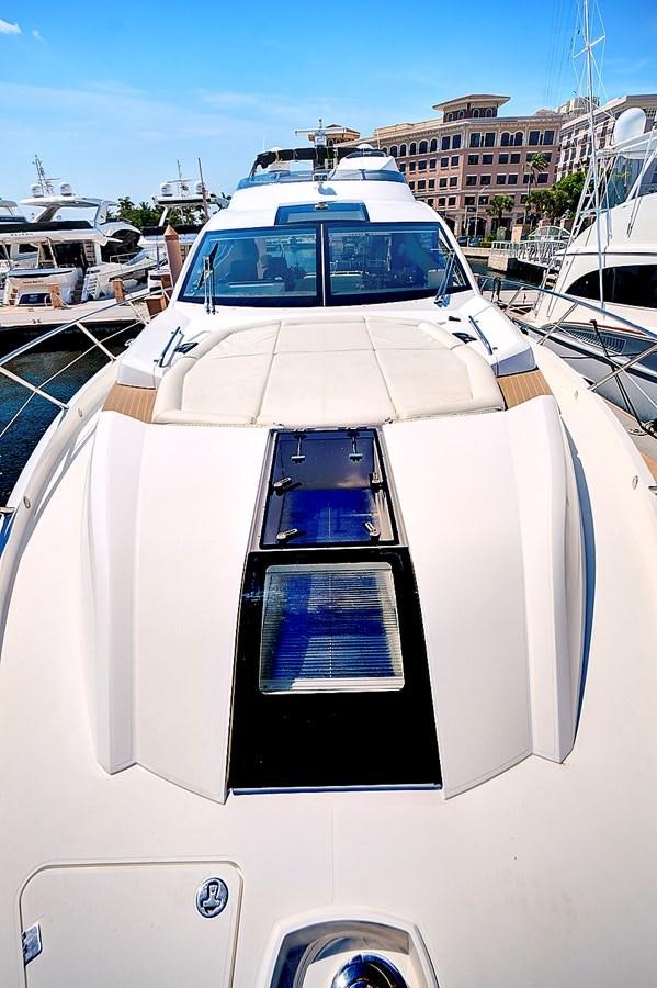 a boat with a screen on the front aboard ONCE AROUND Yacht for Sale