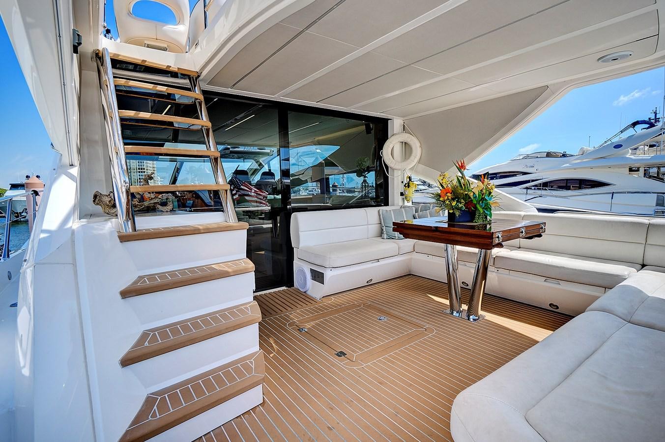 a room with a bed and a table aboard ONCE AROUND Yacht for Sale