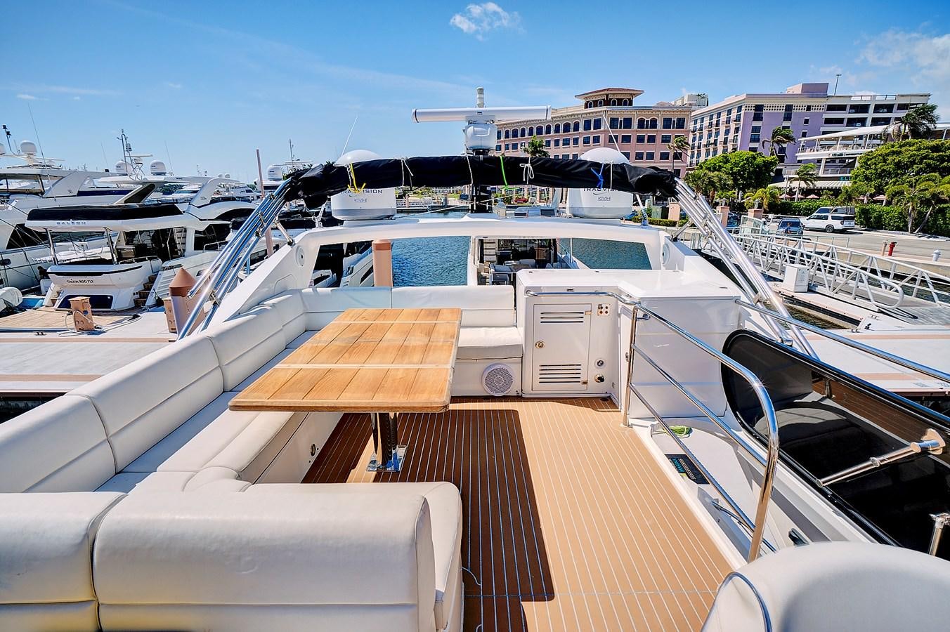 a deck of a boat aboard ONCE AROUND Yacht for Sale