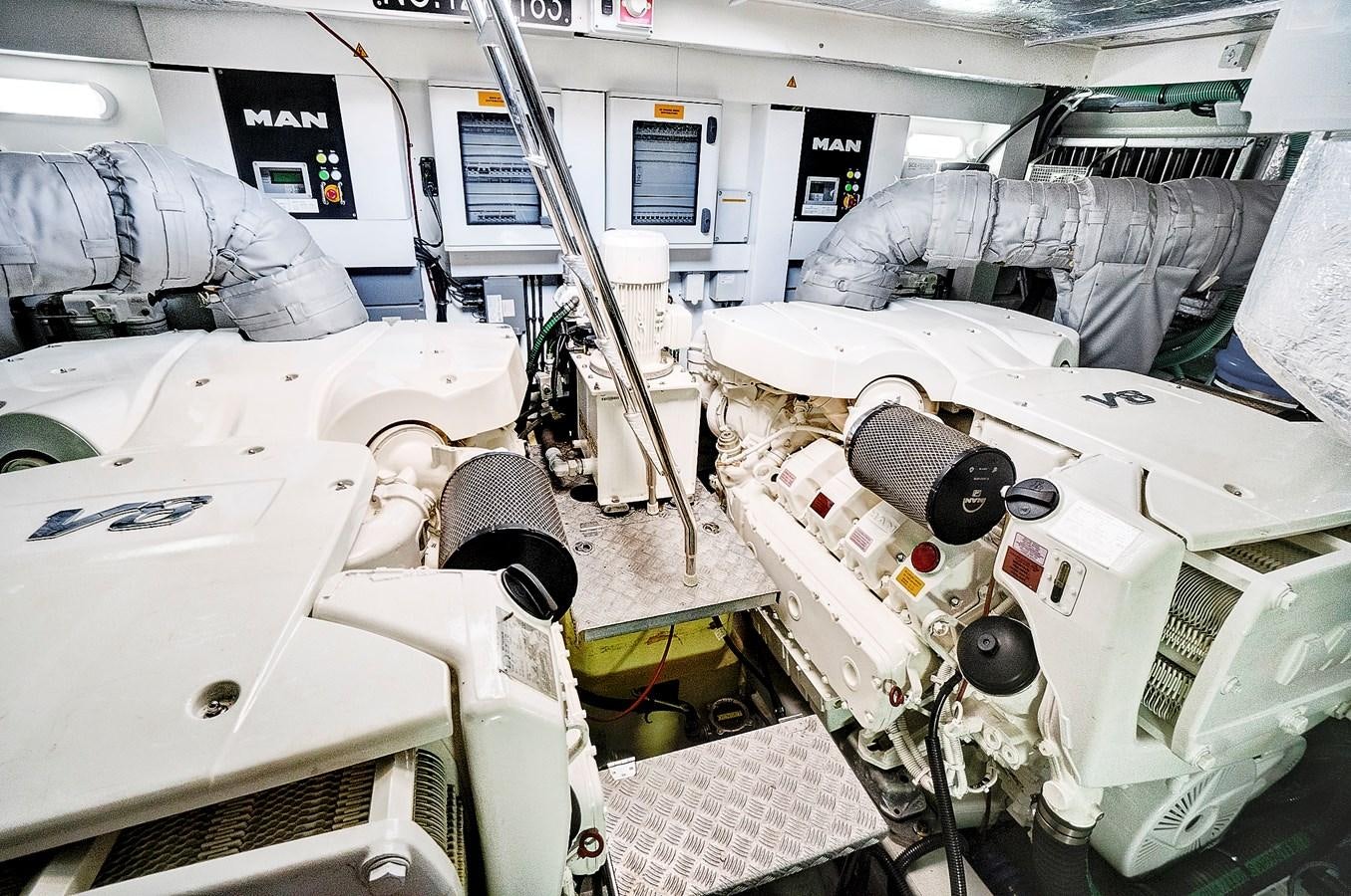 a room with a machine and equipment aboard ONCE AROUND Yacht for Sale
