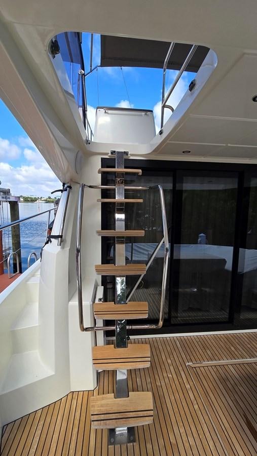 a boat on a deck aboard OPUS ONE Yacht for Sale