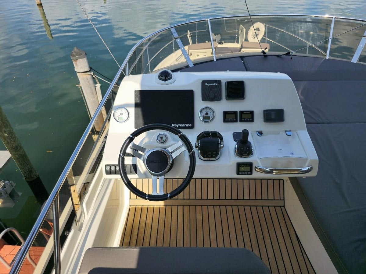 the cockpit of a boat aboard OPUS ONE Yacht for Sale