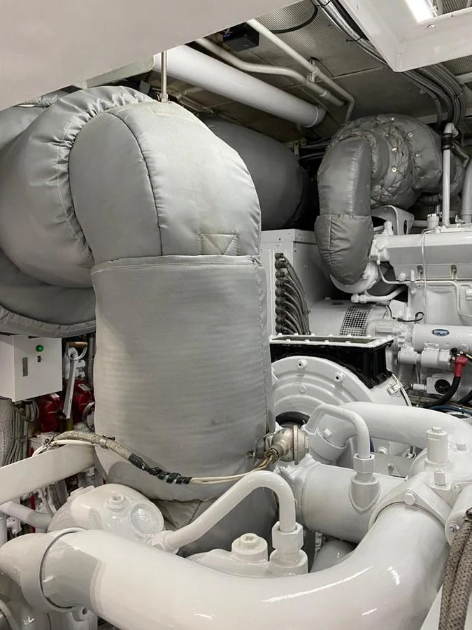 a close-up of a machine aboard BUCKPASSER Yacht for Sale