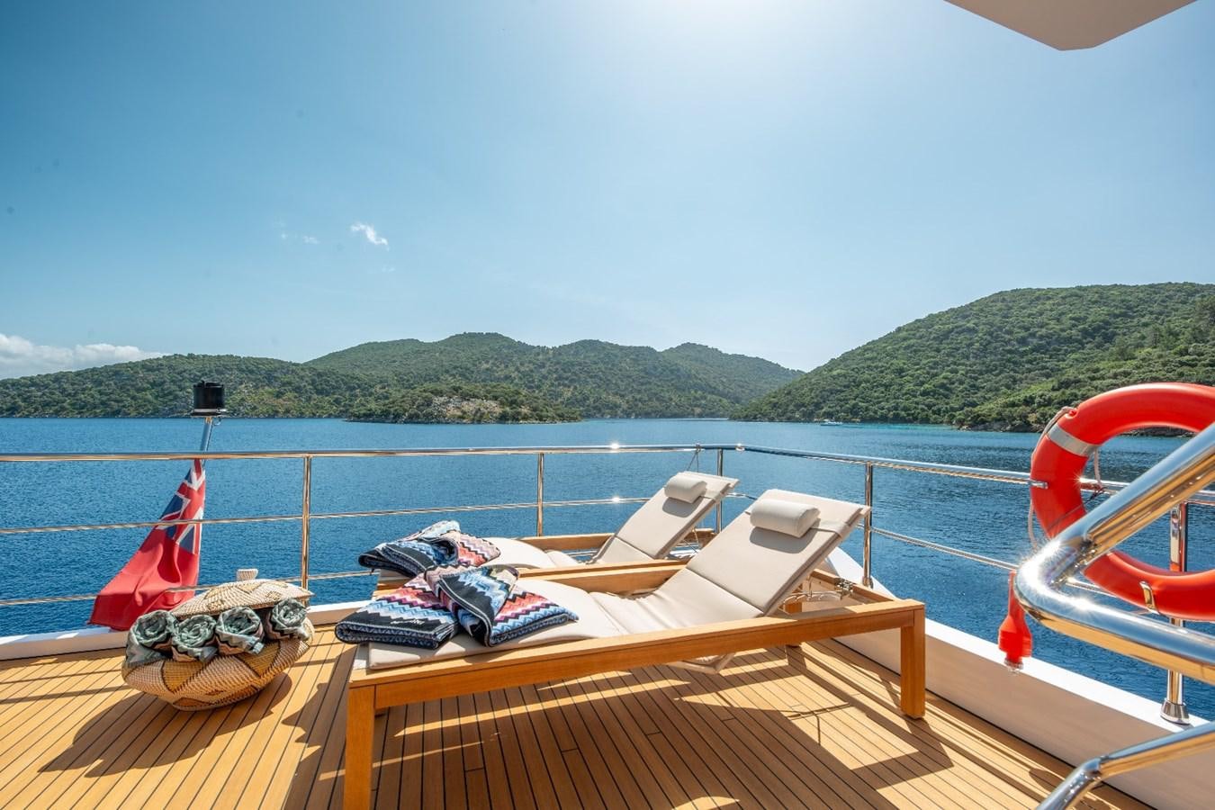 a boat on the water aboard AFRICA ONE Yacht for Sale