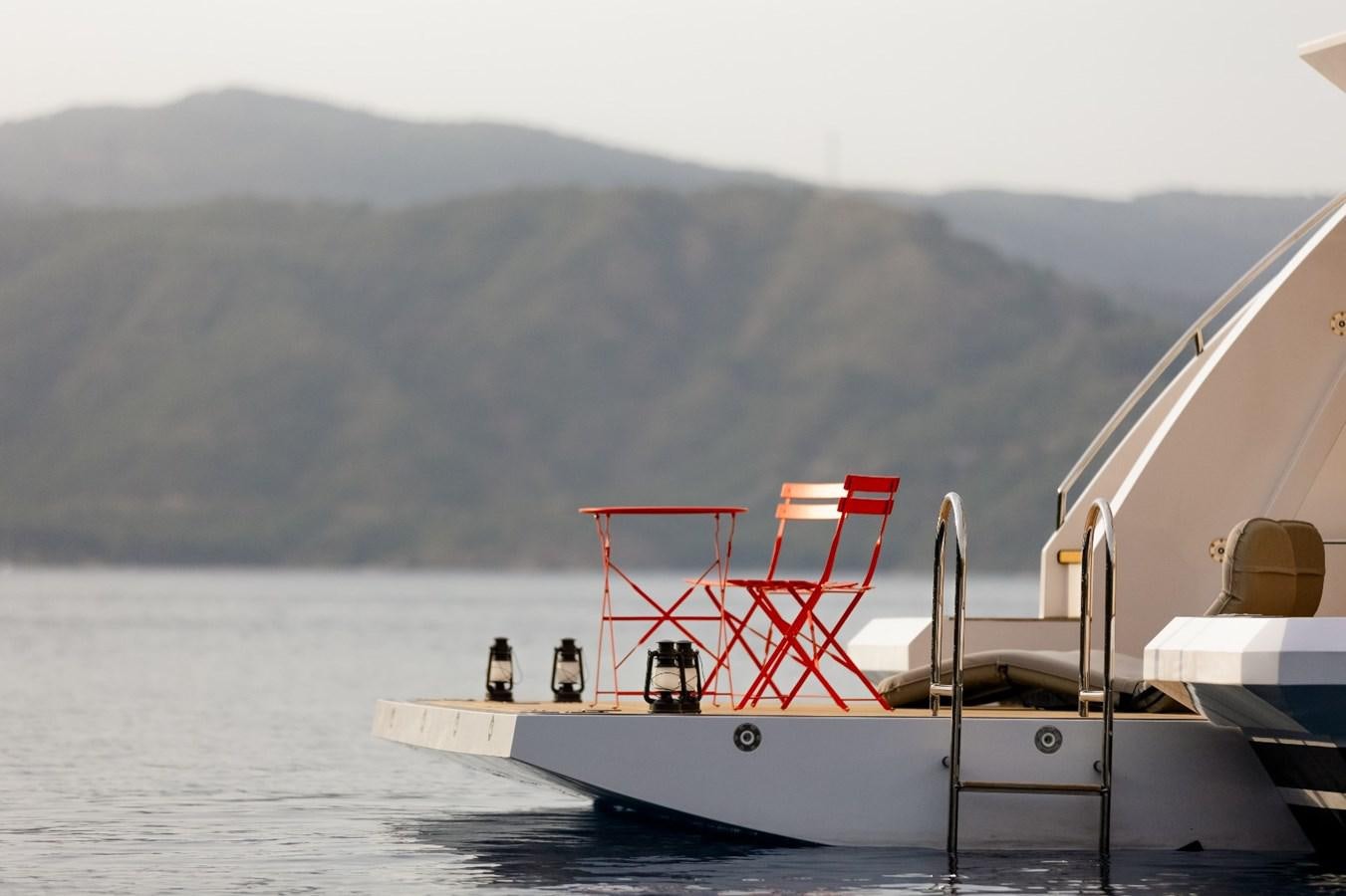 a boat on the water aboard AFRICA ONE Yacht for Sale