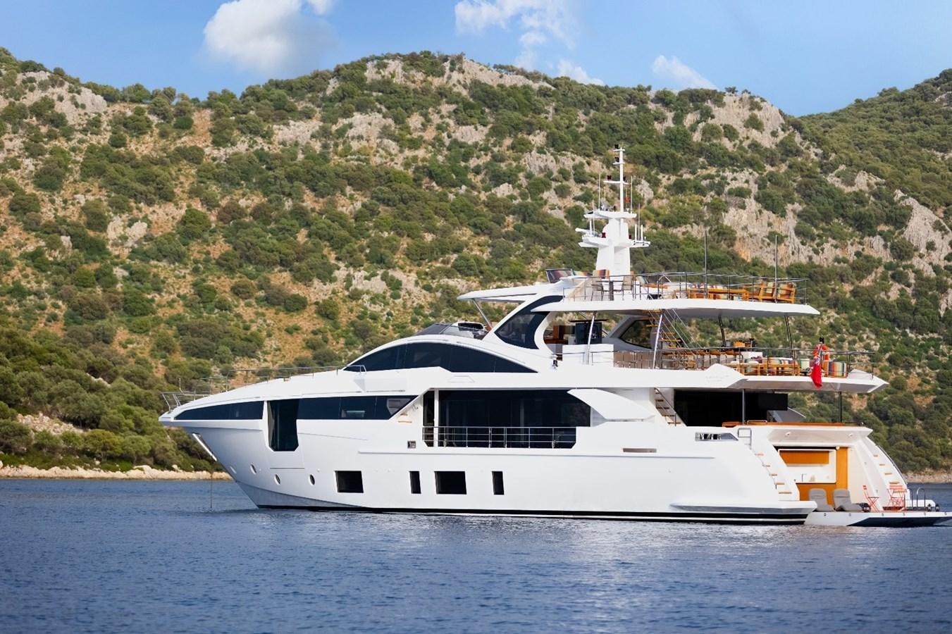 a large white yacht aboard AFRICA ONE Yacht for Sale