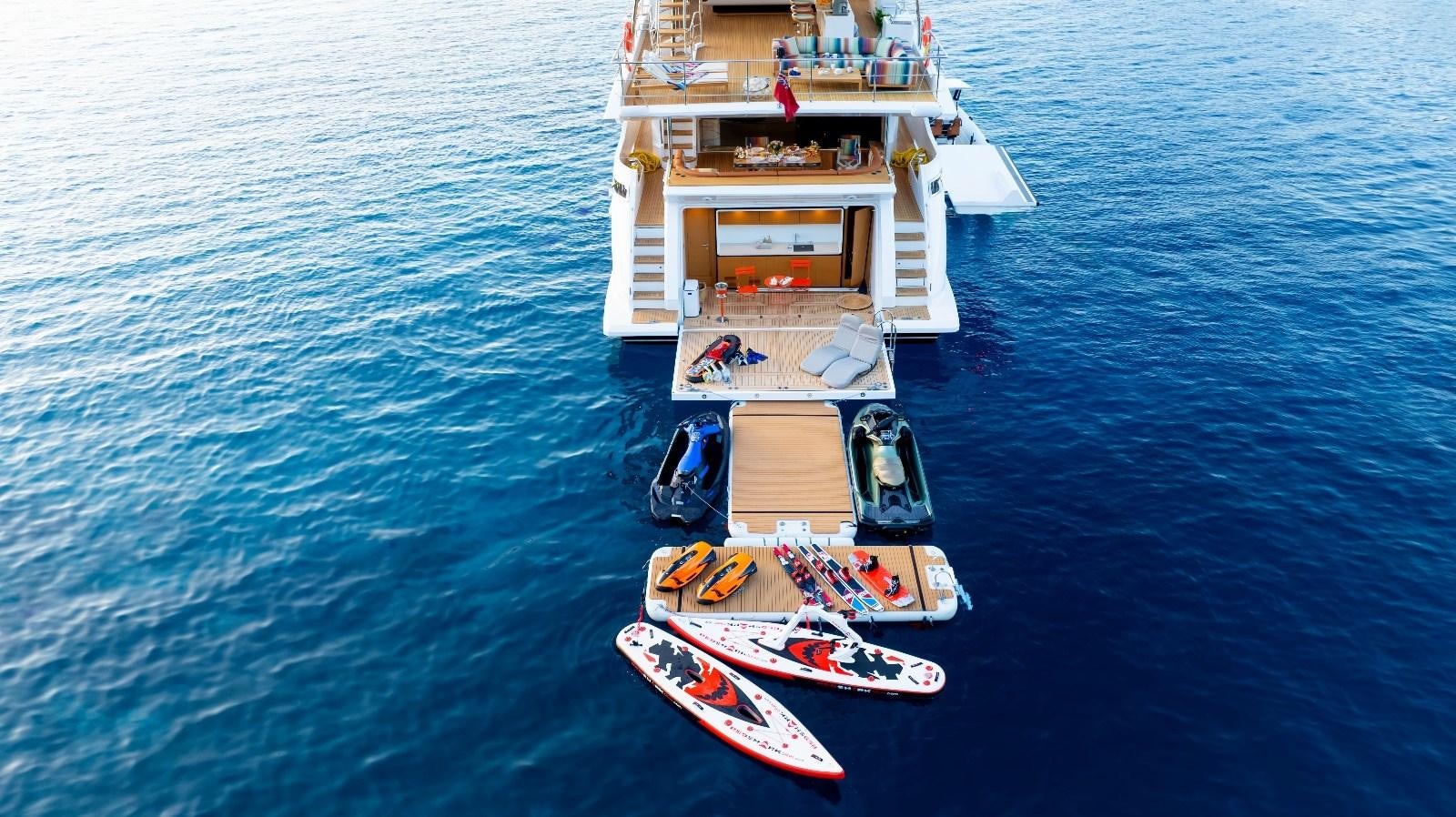 a boat on the water aboard AFRICA ONE Yacht for Sale