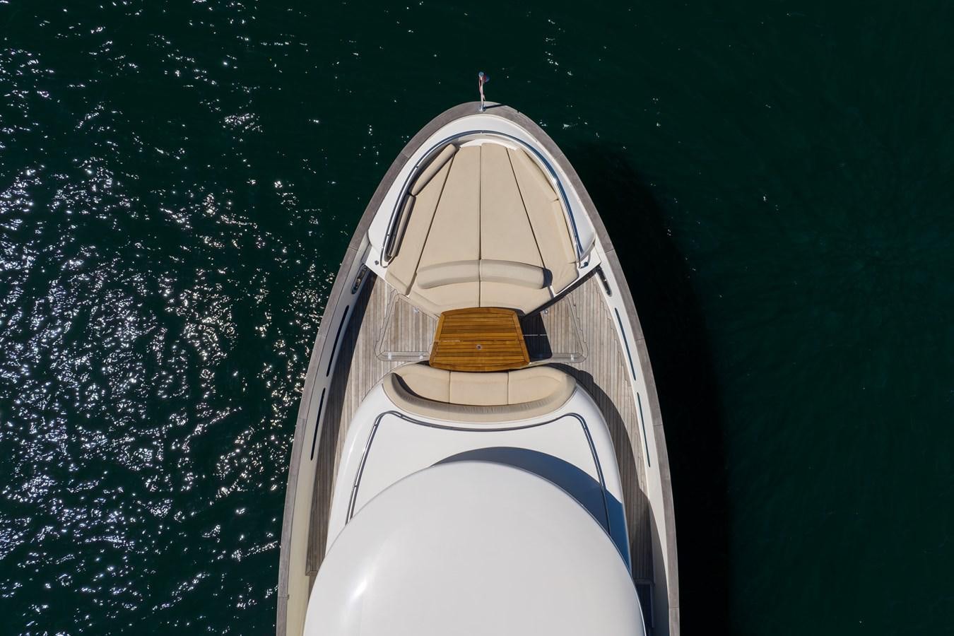 a space shuttle in space aboard DOMUS Yacht for Sale