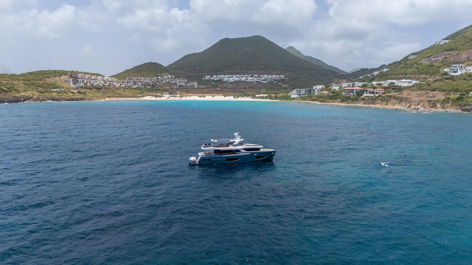 a boat on the water aboard EXIT STRATEGY Yacht for Sale