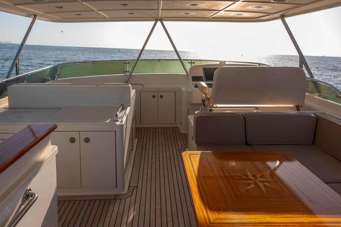 a boat with a deck and a deck and a deck aboard ANTALYA Yacht for Sale
