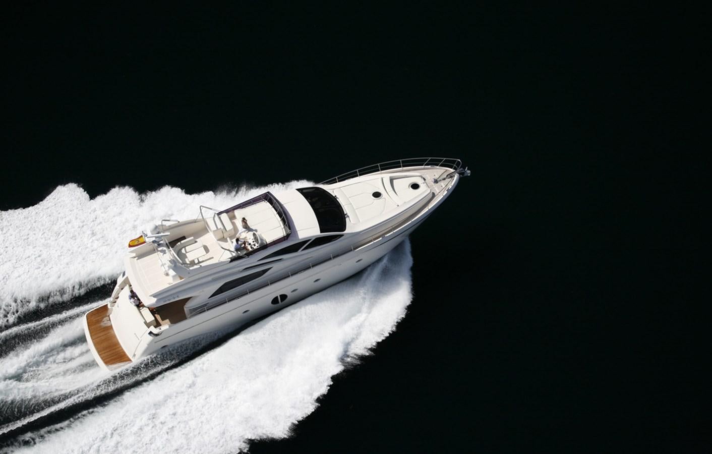 a space ship in space aboard RODMAN 74 MUSE Yacht for Sale