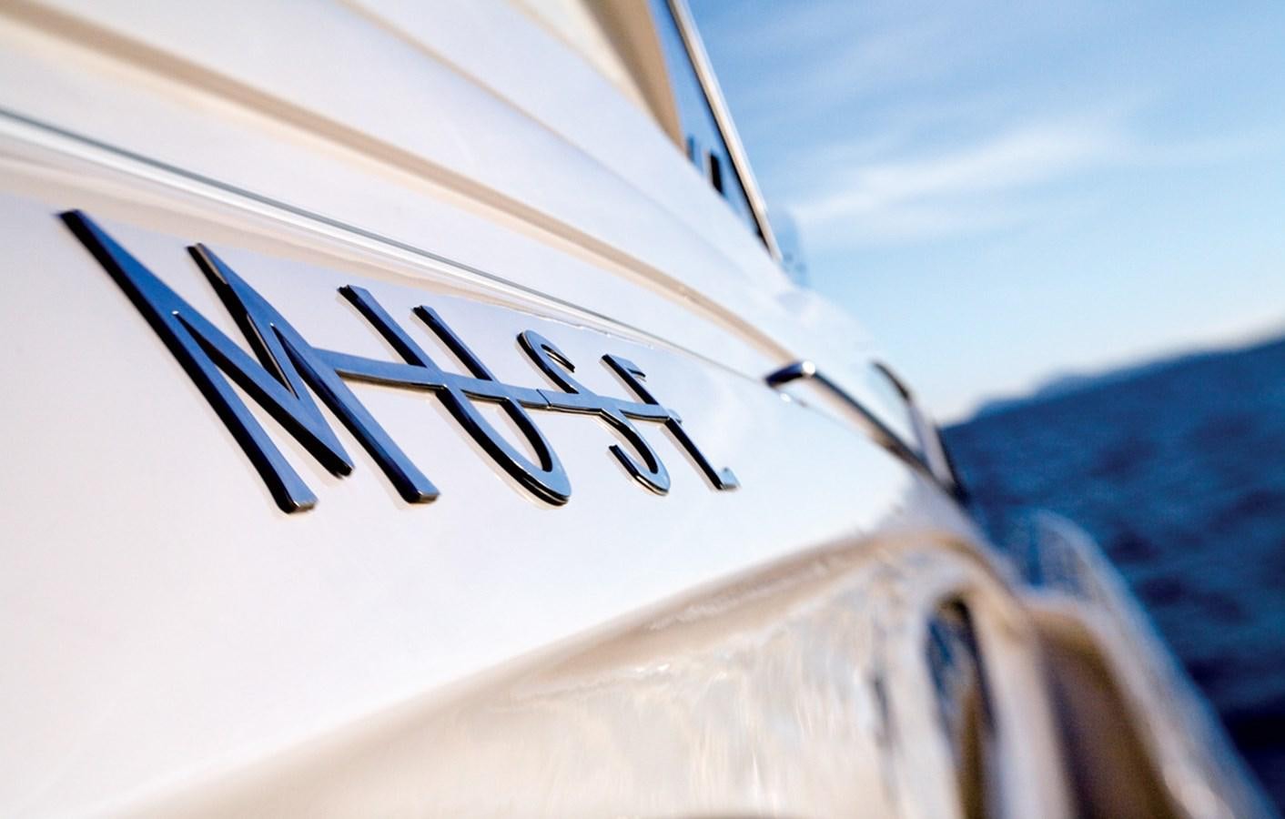a close-up of a sign aboard RODMAN 74 MUSE Yacht for Sale