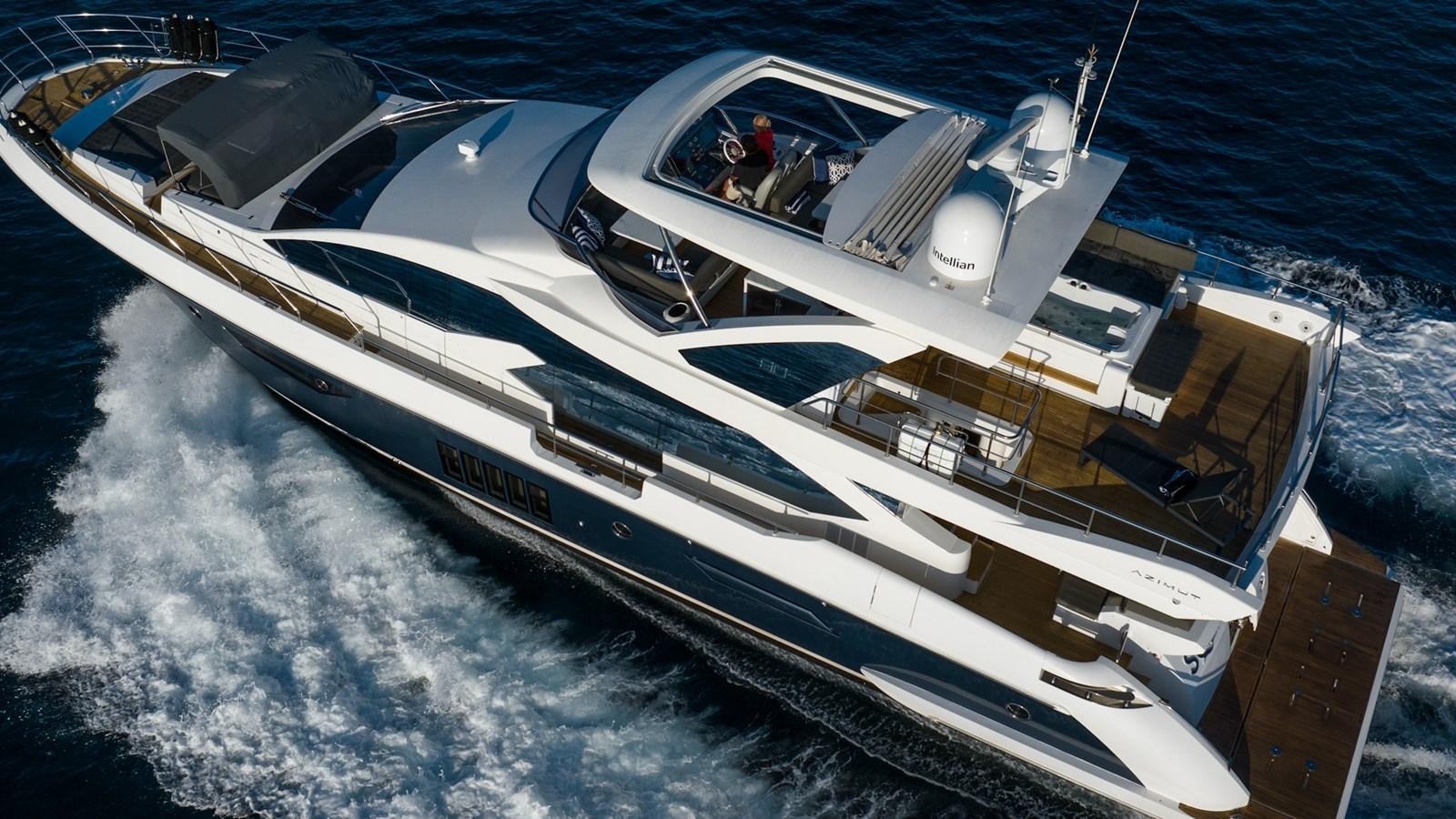 a boat on the water aboard SOLACE Yacht for Sale