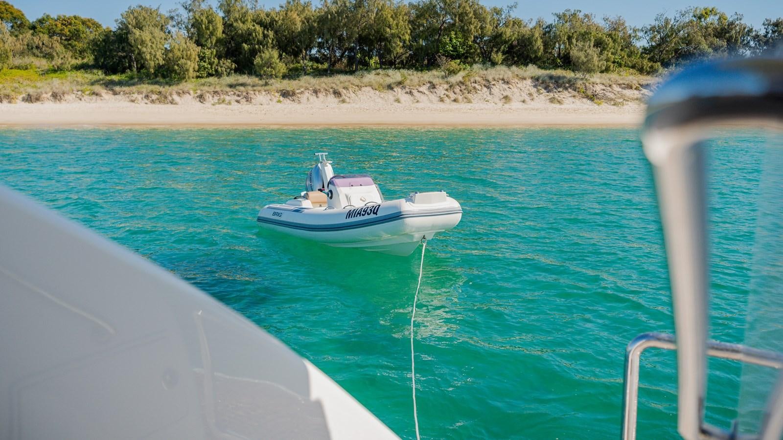 a boat on the water aboard OHANA Yacht for Sale