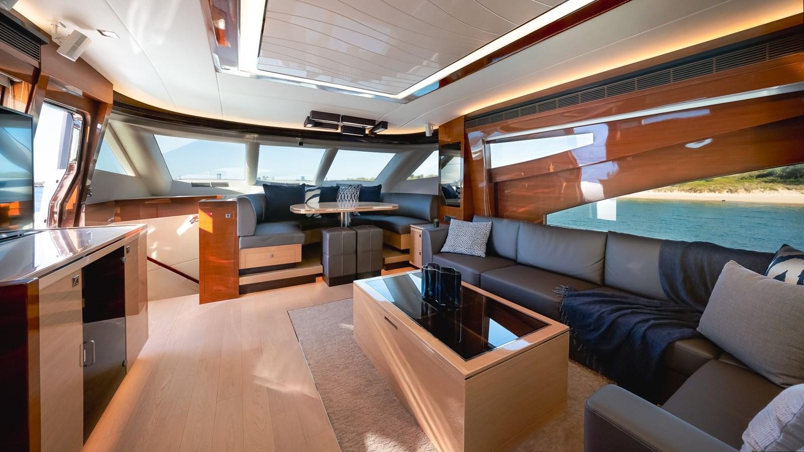 inside of a boat aboard OHANA Yacht for Sale
